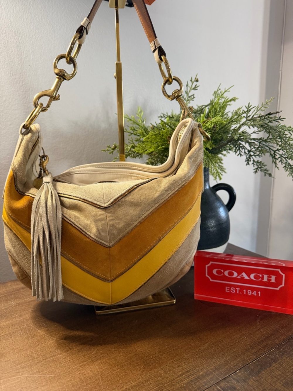Coach Vintage Y2K Limited Edition
Chevron Shoulder Bag - Picture 2 of 15